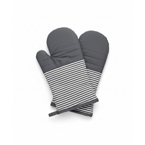 Cotton Oven Mitt With Silicone Grip, 1 Ea