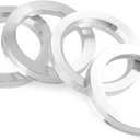 2 x BRONEVO 56.1 to 73.1 Hub Centric Rings,ID=56.1mm OD=73.1mm,Aluminium Alloy Wheel Center Rings Hubrings Pack of 4