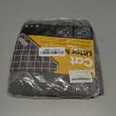 Cat Litter Mat Litter Trapping Mat, Premium Durable PVC Grid Mesh with Scatter Control, Non-slip, Less Waste Cat Litter Box Mat, Soft on Kittys Paws, Urine Waterproof, 24" x 17" Grey