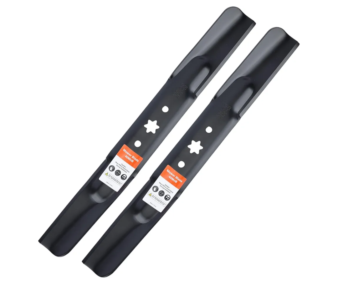 942-04308 Mower Blades for Troy Bilt Bronco Pony Mustang 42 inch Lawn Mower Cub Cadet 42'' Deck Riding Mower RZT42 Replace 942-04308A 942-04308-X 942-04312 742-04312 High Lift (2 Pack)