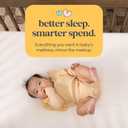 Davinci Comfort Crib Mattress, Firm Support, Lightweight, Removable Cover, Greenguard Gold Certified, CertiPUR-US Certified