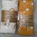 Organic Baby Muslin Swaddle Blankets for Boy or Girl - Sun and Rainbow Swaddling Blanket 2 Pack - Soft Muslin, XLarge and Breathable, Boho Baby, 47" X 47"