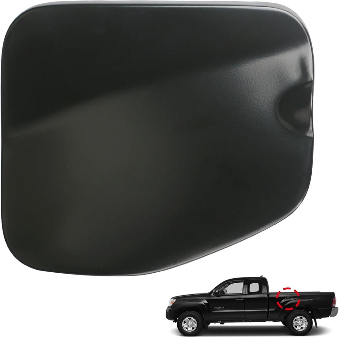 Osompar Fuel Filler Door Lid Cover Compatible with Toyota Tacoma 6 FT Bed 2005-2015 Replace 77305-04905 Gas Tank Door Cover Cap