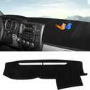 Autorder Dashboard Cover Mat for Toyota 4Runner 2003 2004 2005 2006 2007 2008 2009 Accessories Dash Cover Upgrade Velvet Dash Mat Sunshade Glare UV Rays Protector (Without Dash Speaker)
