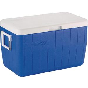 Coleman Chiller 48qt Insulated Portable Cooler with Ice Retention & Heavy-Duty Handles, Made in USA, Great for Camping, Tailgating, Parties, Sports, Concerts & More, 45.4 liters