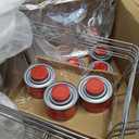 Alpha Living 6 Pack - Disposable Chafing Dish Buffet Set, Half Size Pans, Welded Body Food Warmers for Parties, Fuel Cans Complete Set, Warming Trays