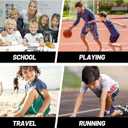 Boys Active Shorts Set - Comfortable 2 Piece T-shirt & Mesh Shorts Summer Outfit , (S)