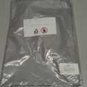 LazBlinds 100% Blackout Door Curtain, No Tools No Drill Cordless Blinds for Windows, Thermal Insulated UV Protection Privacy Window Curtains for French Door Front Door(26''W x 68''H, Grey, 1 Panel) (Gery)