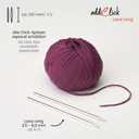 addi Click Lace Long Interchangeable Knitting Needle Tips 4.00mm