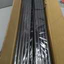 CKE 100 Pack 36" Round Aluminum Balusters, 3/4" Diameter Hollow Black Spindles for Deck/Stair Railing Kits With Screws & Connectors for Wood Composite