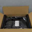 Spacrea Metal Desk Organizers and Accessories, Dual Monitor Stand Riser with Drawer and 2 Pen Holders, Book Racks, Desk Accessories & Workspace Desktop Organizers for Office Supplies (Black)