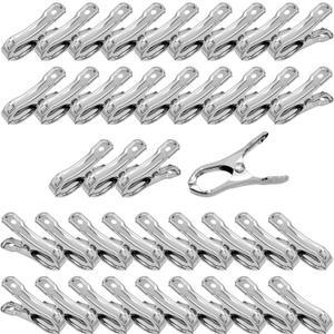 38PCS Greenhouse Clips-Garden Clips-Greenhouse Clamps Film Row Cover Netting Tunnel Hoop Clip Frame Shading Net Rod Clip for Season Plant Extension Support