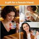 VNROSE Cute Cat Coffee Mug,Cat Lovers' Gift for Women & Girls, Cat Cup with Funny Design, Ideal for Coffee or Tea(12oz)