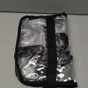 Clear Toy Storage Bag with Zipper,Large Widen Reusable Clear PVC Board Game Storage, Organizing Bags for Home Travel with Handles,for Building Blocks, Puzzle, Book, Board Game(1, XX-Large)