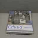 Criusia Storage Cubes, 11 Inch Cube Storage Bins for Shelves (10 Pack), Fabric Collapsible Storage Bins with Dual Handles, Foldable Cube Baskets for Clothes, Closet Organizers and Storage Box (Grey)