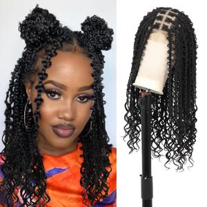 360 HD Full Lace Short Bob Braided Wigs for Women Knotless Butterfly Box Braid Wig with Baby Hair Premium Synthetic Braided Lace Front Wigs Black 24 Inch 360 HD Full Lace Short Bob Braided Wigs for Women Knotless Butterfly Box Braid Wig with Baby Hair Premium Synthetic Braided Lace Front Wigs Black 24 Inch