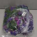 Faux Bougainvillea Artificial Flowers Plants for Outdoors Outside Decoration, 2pcs Fake Flowers Silk Long Trailing Vines UV Resistant Realistic for Front Door Porch Planter Urn Patio Balcony Yard, Mix (Dark Purple + Fuchsia)