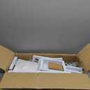 Asee'm Flower Display Stand with 5 Square Buckets Multi-tiered Metal White Flower Cart Stand with Wheels Moving Plant Stand Bar Shelf Flower Holder for Indoor Outdoor Patio Garden Florist Wedding (12.6''L x 16.5''W x 31.5''H)