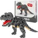 Dinosaur Micro Tyrannosaurus Building Blocks Model, 1530pcs Velociraptor Tyrannosaurus Mini Blocks Toy, The for Boys and Adults