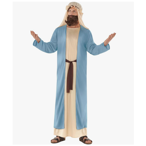 Morph Joseph Costume Men Biblical Nativity Costume Adult Shepherd Jesus Bible Outfit for Religious Events, M