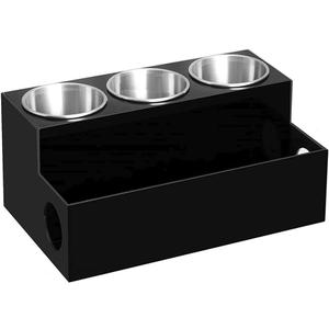 Hair Tool Organizer, BlackAcrylic Hair Dryer Holder, Counter Organizer for Bathroom, Vanity and Desk