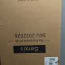 Sweetcrispy Small Standing Desk Rolling Table Adjustable Height, Laptop Mobile Stand with Wheels, Portable Computer Workstation with Tiltable Desktop for Teacher Classroom Home Office, Black (15.7" x 27.6" x 43.3")