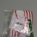 Red and Gold Christmas Tree Kitchen Towels Decorative, Red Striped Christmas Hand Tea Towels for Bathroom, Xmas Holiday Dishtowels, 16x24 Inches Set of 2 (Chrismas -04)