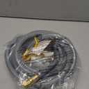 GASPRO 12 Feet 3/8" ID Natural Gas Hose, Low Pressure LPG Hose with Quick Connect, for Weber, Char-broil, Pizza Oven, Patio Heater and More