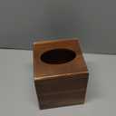 Tissue Box Cover Square, Acacia Wood Tissue Box Holder with Slide-Out Bottom, Wooden Tissue Box Cover Cube for Bathroom, Bedroom, Dinner Table, Office,Kitchen