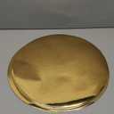 KesaPlan 100PCS Round Gold Placemats, 13" Disposable Paper Placemats for Dining Table, Mirrored Gold Charger Place Mat for Kitchen Banquet Table Setting Wedding Birthday Dinner Party Decor