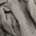 Womens Cotton Gauze Loungewear Sets Casual 2 Piece Sleepwear Button Down Shirt and Wide Leg Pants Outfits (X-Large, Black)