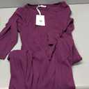 GRACE KARIN Fall Dresses for Women 2025 Casual 3/4 Sleeve Dress A Line Fit and Flare Midi Dress with Pockets, Size Large