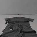 Natural Uniforms Women's Cool Stretch V-Neck Top and Cargo Pant Scrub Set with Regular and Petite Sizes (Heather Grey)