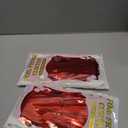 2 Pack Red Tinsel Backdrop, 3.28 FT x 7.05 FT Fringe Curtains, Red Foil Tinsel Party Streamer Backdrop Curtains for Valentines Day, Wedding Photo Backdrop Party Decorations for Wedding Anniversaries