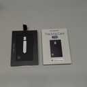 SPOTMINDERS Apple MFi Certified Credit Card Wallet Tracker PRO 4-Pack (iOS Only) Works with Apple Find My Rechargeable Tracking Card for Wallet IP68 0.07in Slim iPhone Item Finder for Luggage or Purse