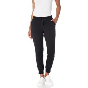 Amazon Essentials Women's Fleece Jogger Sweatpant (Available in Plus Size), Black, Small