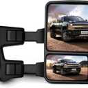 SCITOO Passenger Right Side View Mirror fit 2008-2016 for Ford for F250 for F350 for F450 for F550 Super Duty with Power Control Heated Manual Telescoping Manual Folding and Turn Signal Feature