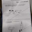 Black Brass 2 In 1 Function Handheld Shower Head Set High Pressure 7 Inch Shower Head High Flow Hand Shower Wand with 59 Inch Hose, Bracket, Matte Black Finish