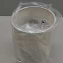 Small Bedside Table Lamp for Bedroom, Minimalist Wood Base & Round Fabric Shade, Mini Cute Cozy Warm White Nightstand Boho Lamp, Study Desk Night Stand Light for Room, Dorm, Nursery, Living Room (Round - Set of 1)