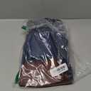 Gintenco Swim Fins, Kids Swim Training Fins for Lap Swimming, Travel Size Flippers with Mesh Bag, Silicone Swimming Fins for Kids Teens Adults Women Men (M(US Men 4-5.5/ US Women 5.5-7), BlueOrange)