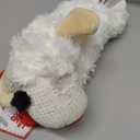 Multipet Mini Lamb Chop Officially Licensed, Plush, Squeak Pet Toy (White, 10') (10\" Regular, Large)