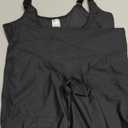 Nebility Tummy Control Shapewear Bodysuits Open Bust Full Body Shapewear Seamless Faja Body Shaper (Large, Black)