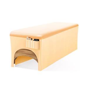 Onism Lash Bed Cover, Wipeable PU Leather Massage Table Cover with Storage Pocket, Waterproof Soft Comfortable Lash Table Cover for Eyelash Extension, Perfect for Salon Spa Tattoo, Natural