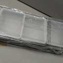 Winco Condiment Holder, 4 Compartment, Black Plastic Base