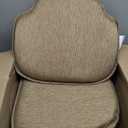 Klear Vu Gripper Omega Non-Slip Windsor Chair Cushions with Skid-Proof Seat Pad for Dining Room, Kitchen, and Office Use, 16x15 Inches, 4 Count (Pack of 1), Gold