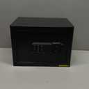 1.3 Cub Small Safes for Home Use, Security Digital Fire Safe Money Safe Box with Programmable Keypad, Spare Keys and Removable Shelf, Anti-Theft Water and Fireproof Safe for Home Documents Valuables