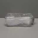 Havawish 1 Set Ice Bin and Flexible Scoop Set Plastic Freezer Ice Bin with Pull out Handle Storage Bucket Clear for Container with Bucket Scoop (10.83 x 4.92 x 4.33 in,Grey)