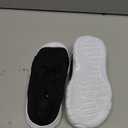 LeIsfIt Toddler Shoes Girls Boys Wide Shoes Kids Lightweight Barefoot Sneakers Slip on Tennis Sneakers Black White Size 9