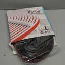 20FT Weather Stripping Door Seal - Self Adhesive Weather Insulation Strip Weatherstripping Silicone D Shaped Seal Strip Door Frame Gap Filler/Window Soundproofing (Black)