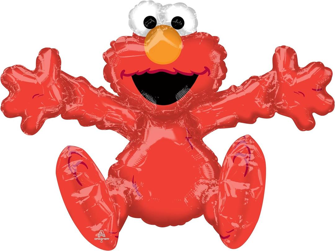 Anagram/MD 26" Sesame Street Elmo Birthday Party Decoration Supply Multi-Balloon Mylar Foil Air-Fill Balloon